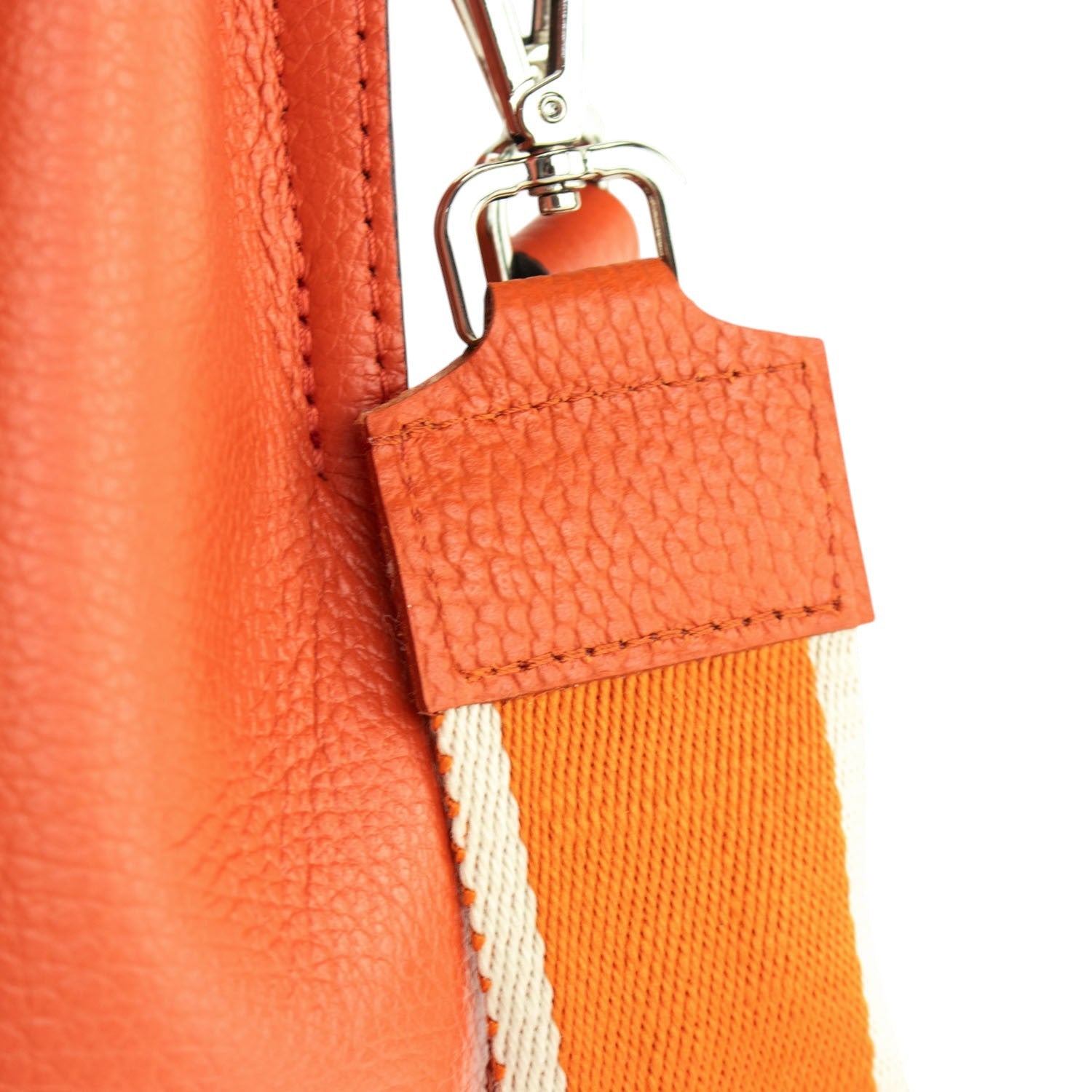 Bandolera Piel Pregato Secchio Naranja - KimondoShop