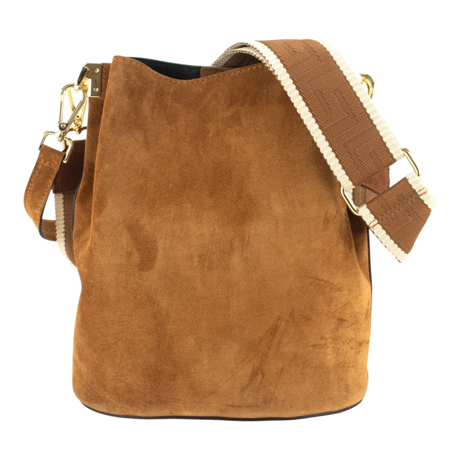 Bandolera Piel Pregato Secchio Peach Camel - KimondoShop