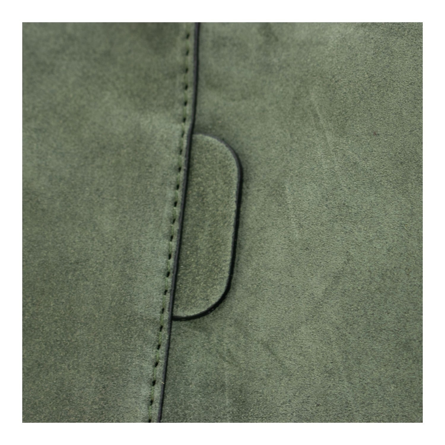 Bandolera Piel Pregato Secchio Peach Verde - KimondoShop