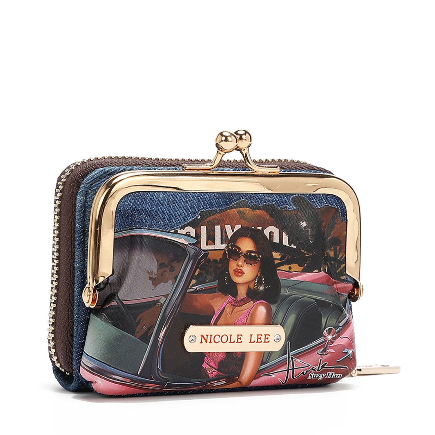 Billetero compacto boquilla Nicole Lee Hollywood Drive Denim - KimondoShop