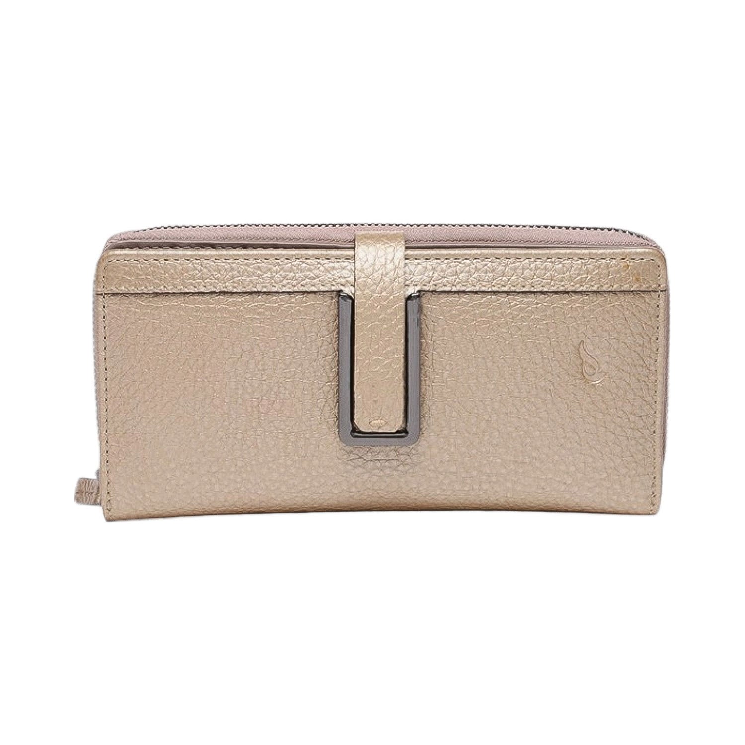 Billetero largo en piel Abbacino Carter Dorado - KimondoShop