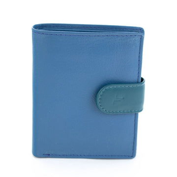 Billetero Piel Basics JL Piel mujer Azul - KimondoShop