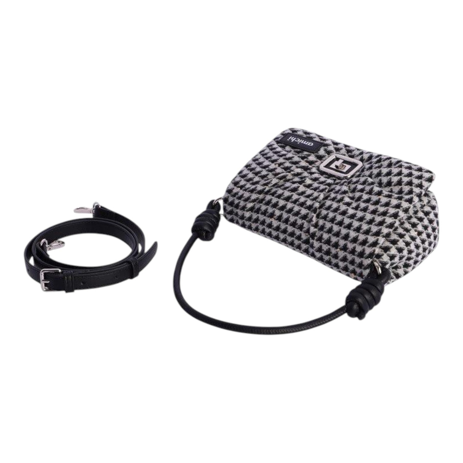 Bolso baguette Amichi Beat Negro - KimondoShop