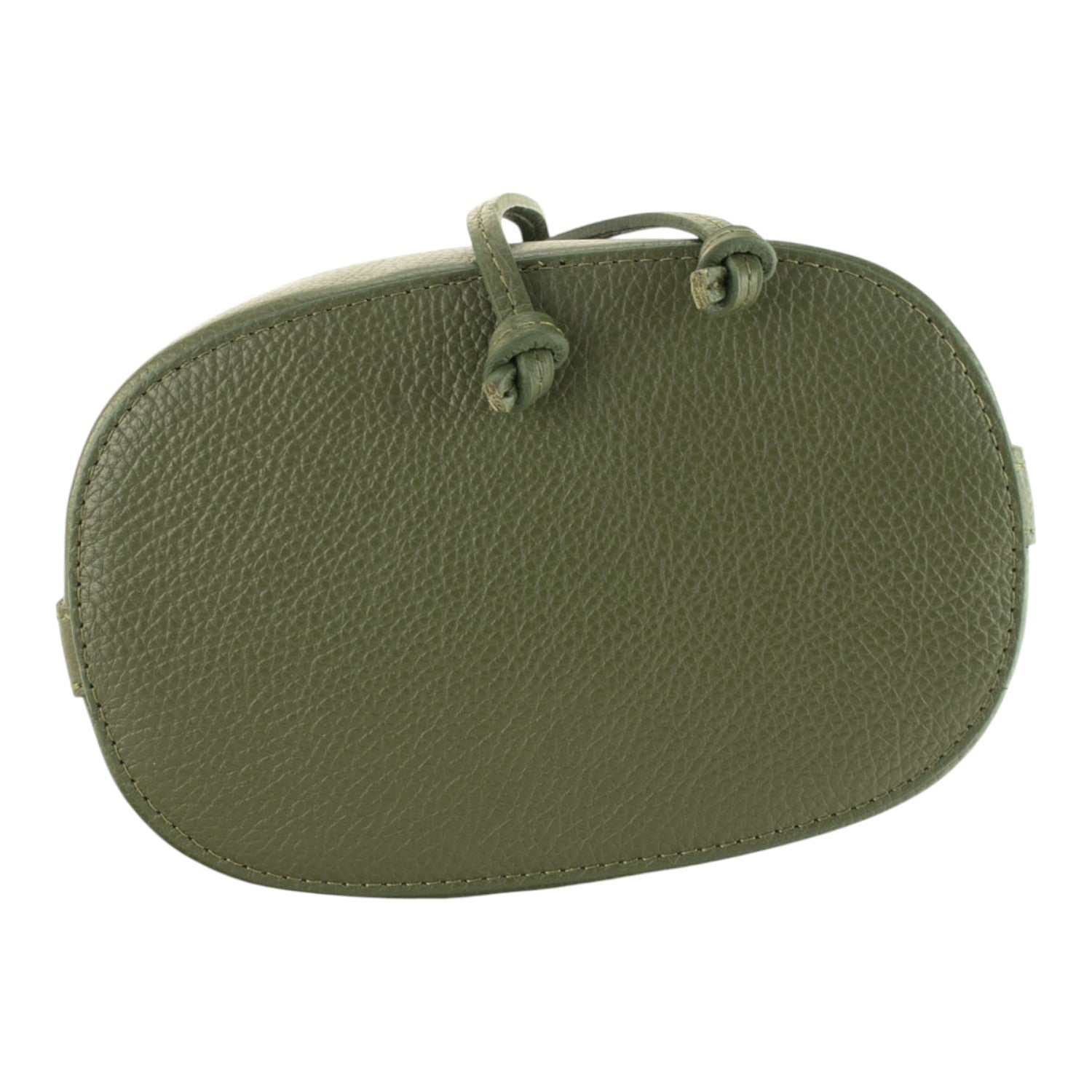 Bolso bombonera en Piel Pregato Ayra Ante Verde - KimondoShop