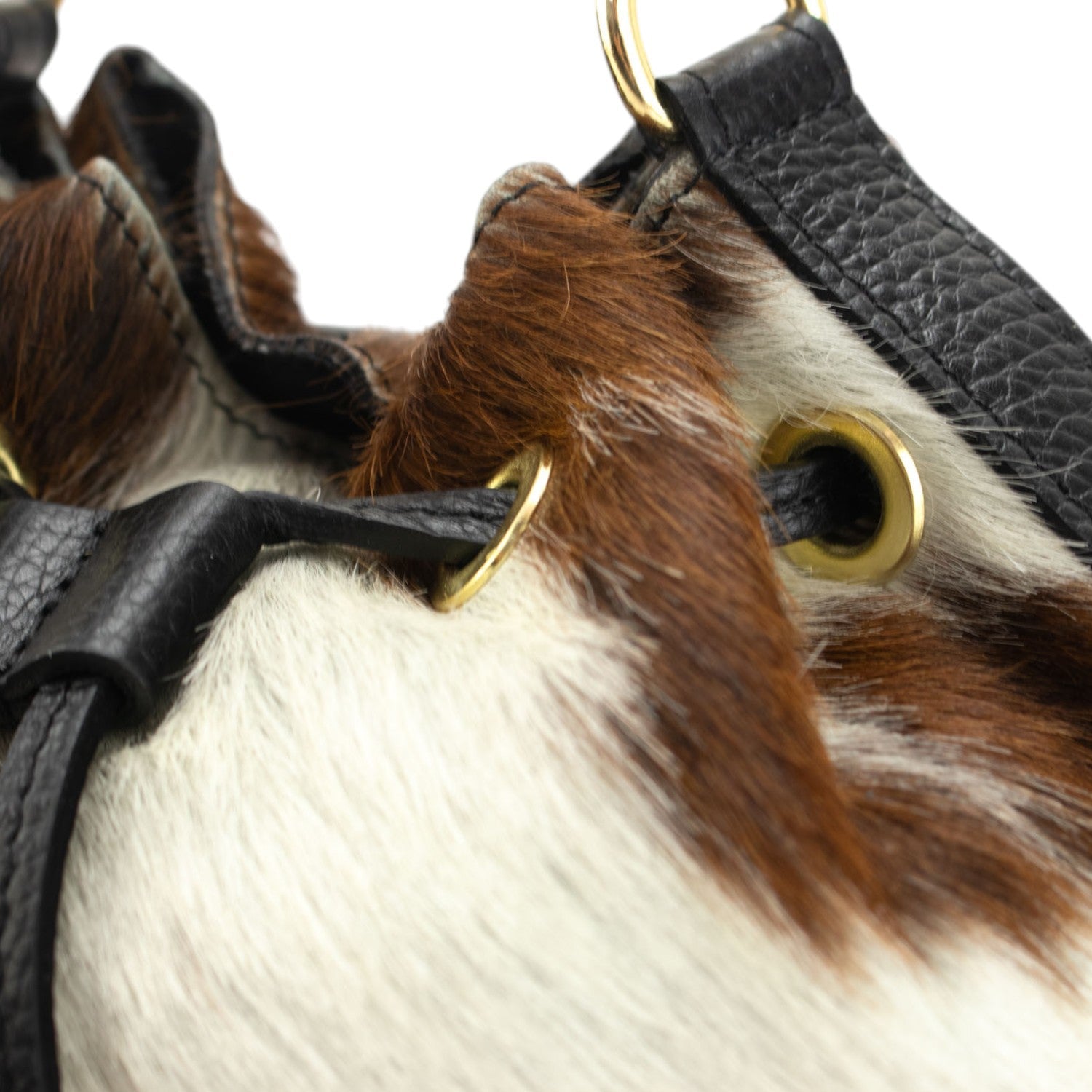 Bolso bombonera en Piel Pregato Ayra Cow brown - KimondoShop