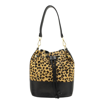 Bolso bombonera en Piel Pregato Ayra Guepardo - KimondoShop