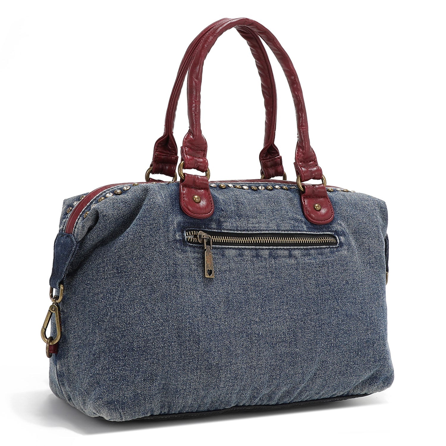 Bolso bowling denim tachuelas Nicole Lee Hollywood Drive - KimondoShop