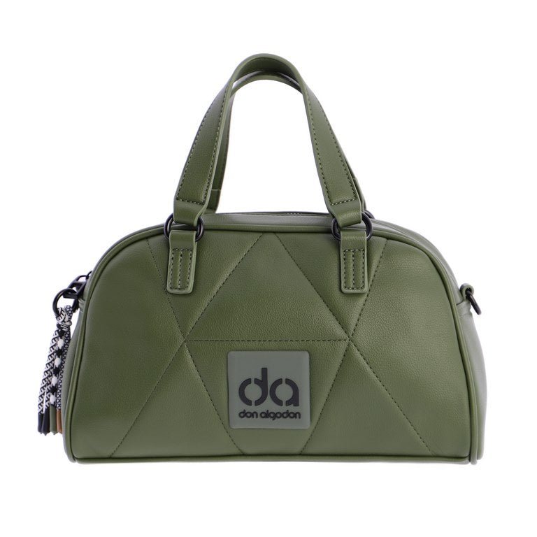 Bolso bowling Don Algodon Whistler Verde - KimondoShop