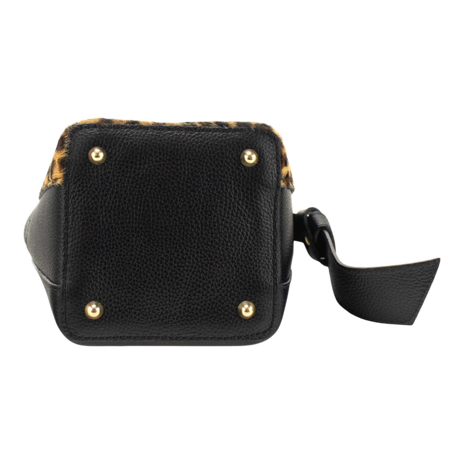 Bolso bucket en Piel Pregato Alessia Premium Guepardo - KimondoShop