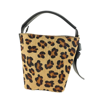 Bolso bucket en Piel Pregato Alessia Premium Leopardo - KimondoShop