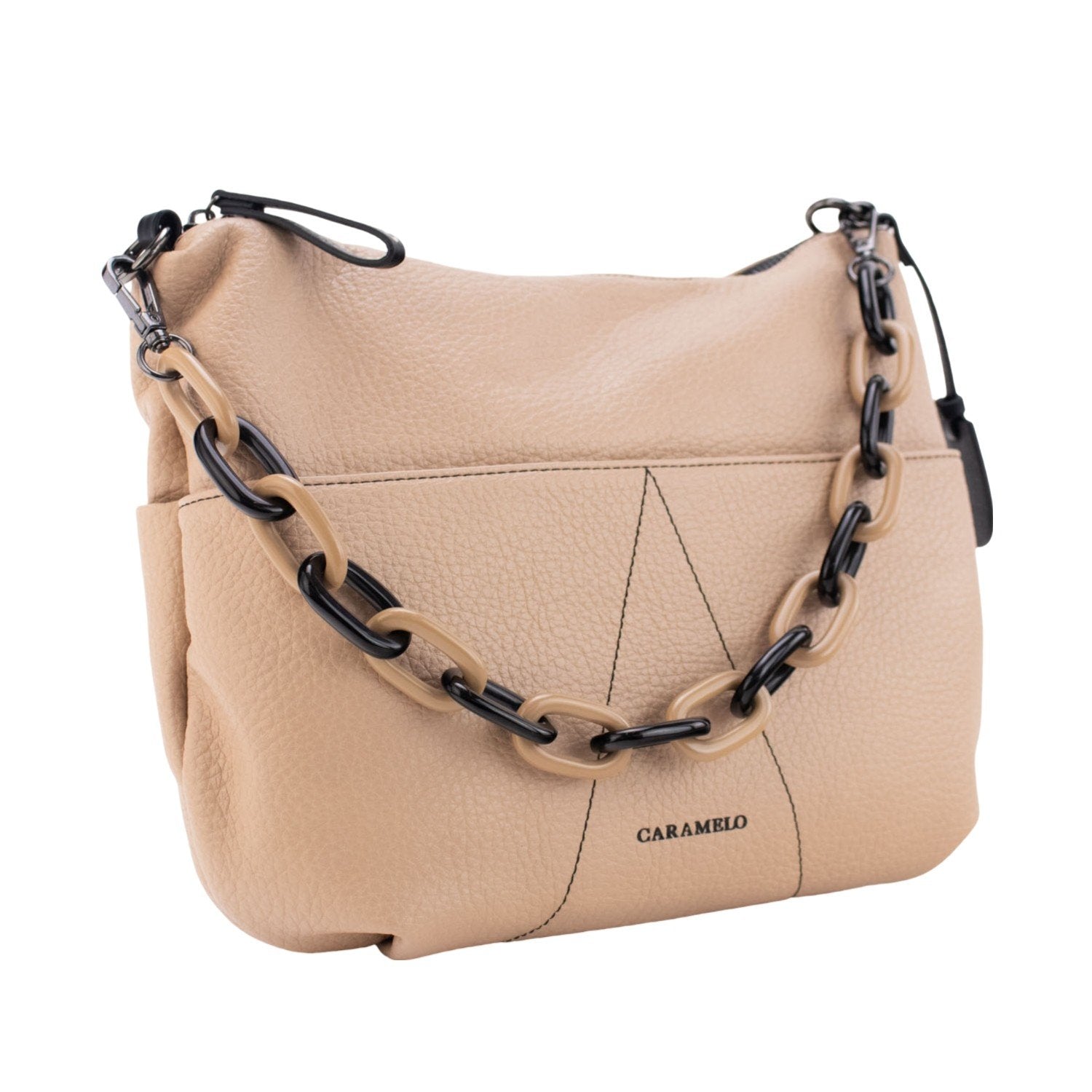 Bolso con cadena Caramelo Harley - KimondoShop