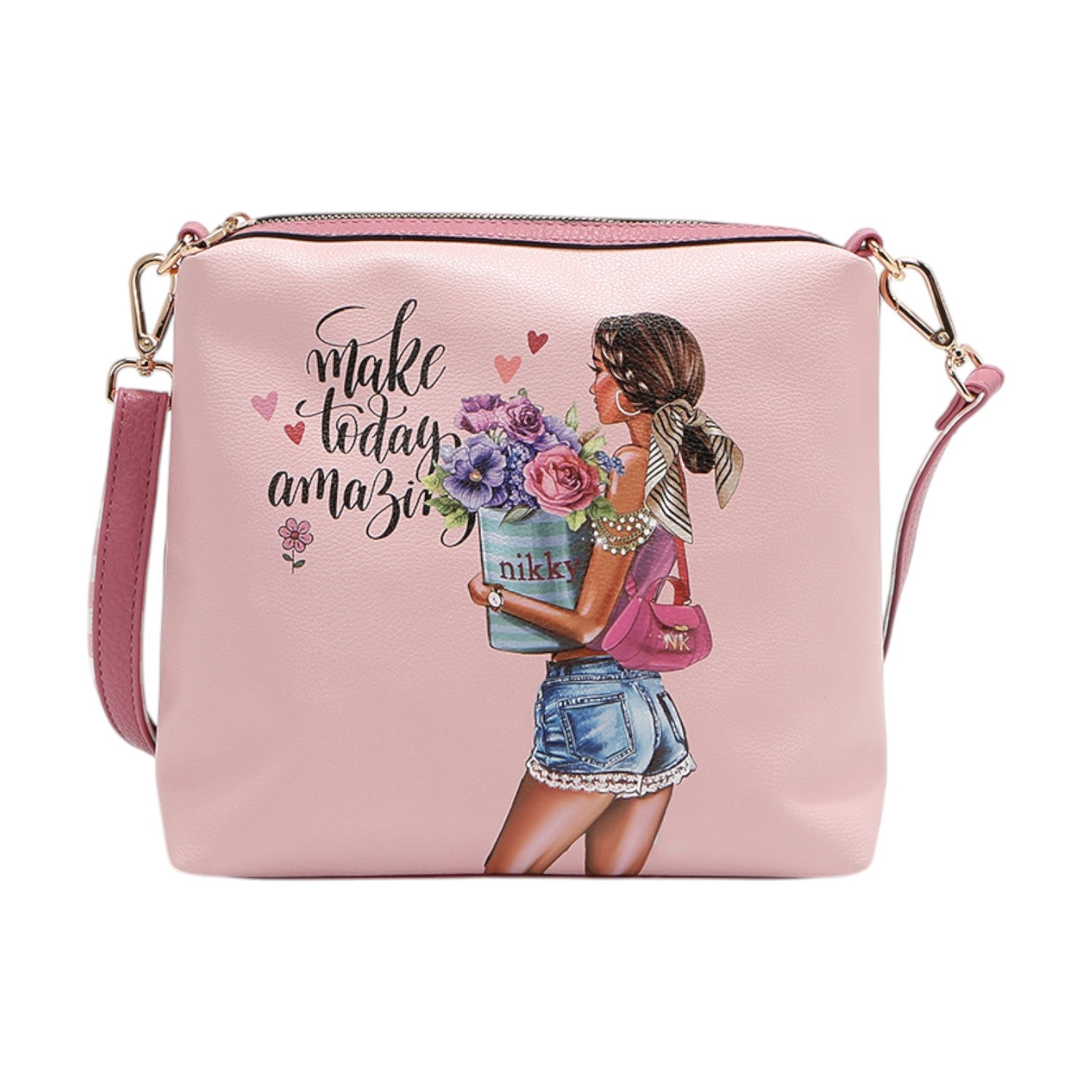 Bolso de hombro 2 piezas Nikky Flower Day - KimondoShop