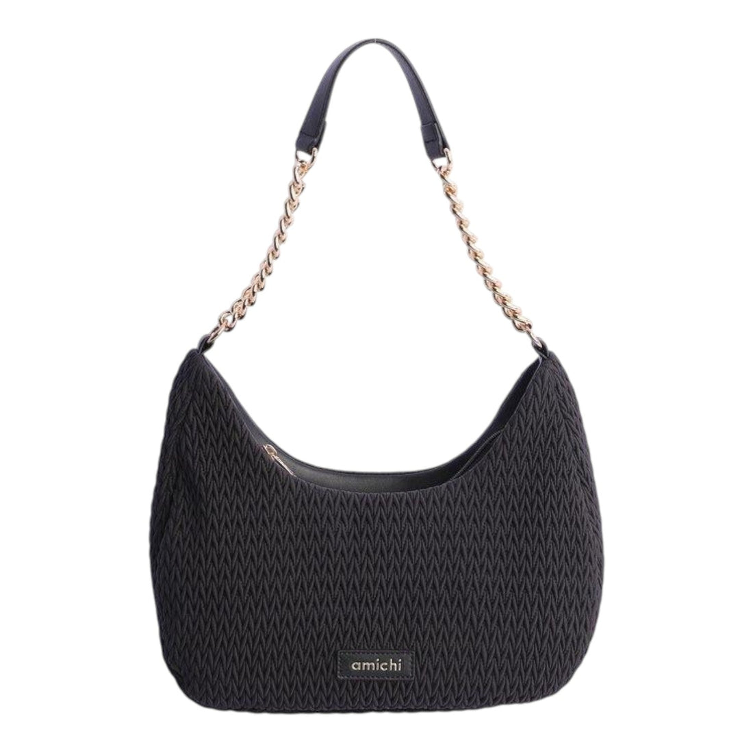 Bolso de hombro Amichi Luxe Negro - KimondoShop