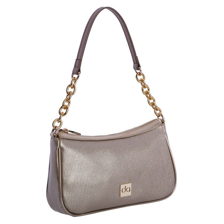 Bolso de hombro Don Algodon Eventos Metallic Oro - KimondoShop