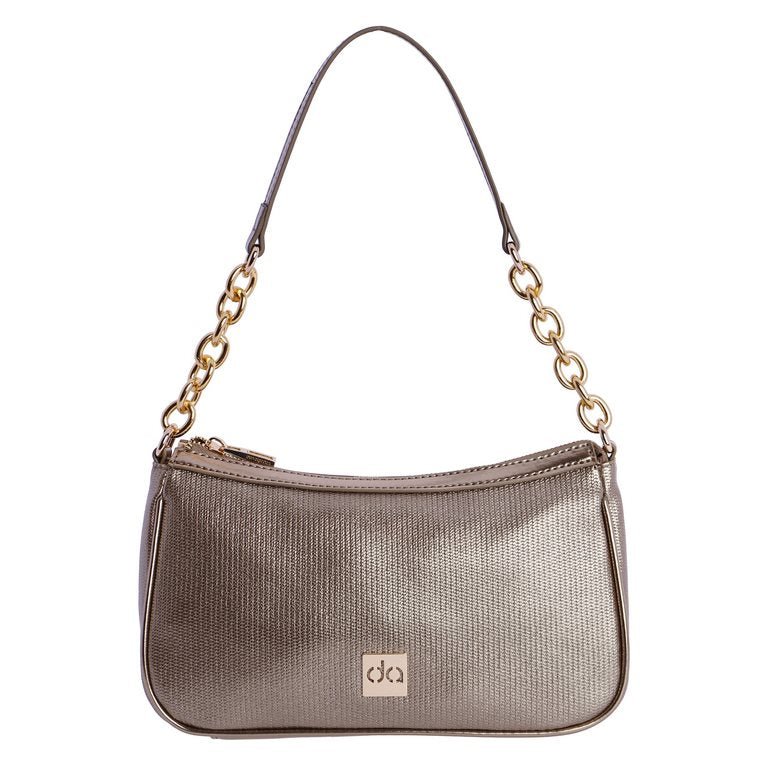 Bolso de hombro Don Algodon Eventos Metallic Oro - KimondoShop