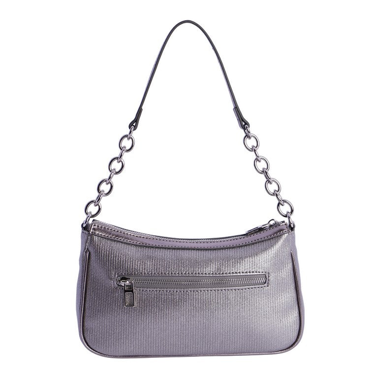 Bolso de hombro Don Algodon Eventos Metallic Plata - KimondoShop