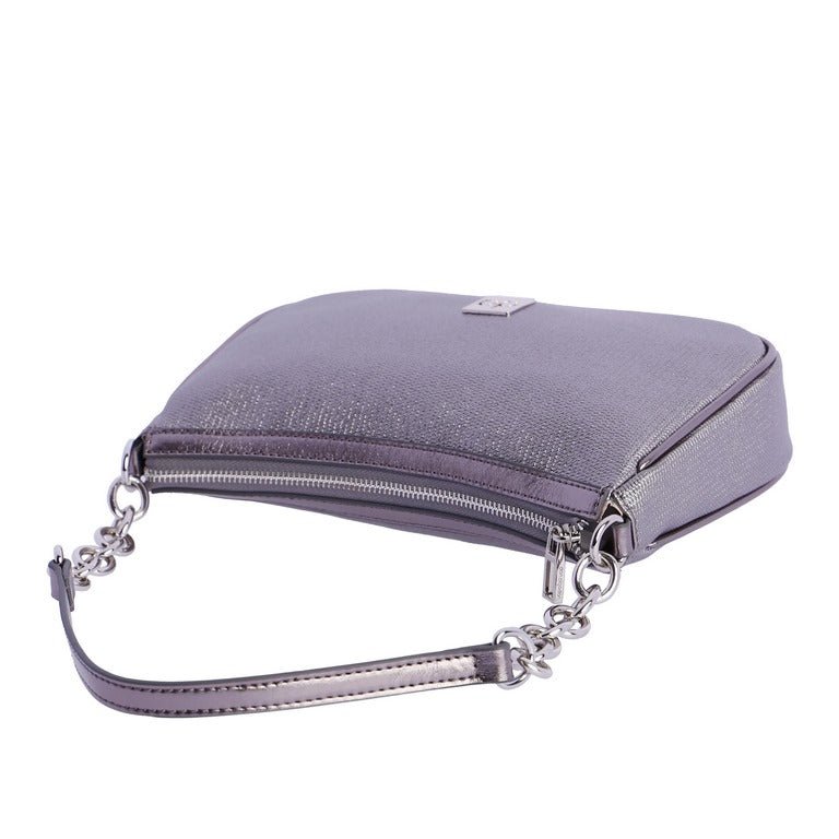 Bolso de hombro Don Algodon Eventos Metallic Plata - KimondoShop