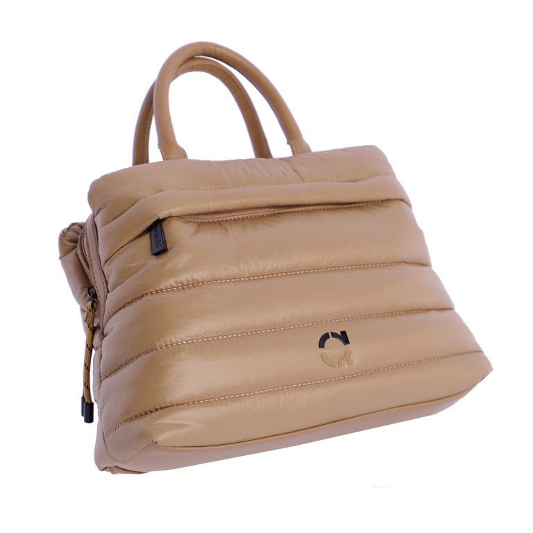 Bolso de mano Amichi Ámsterdam Camel - KimondoShop