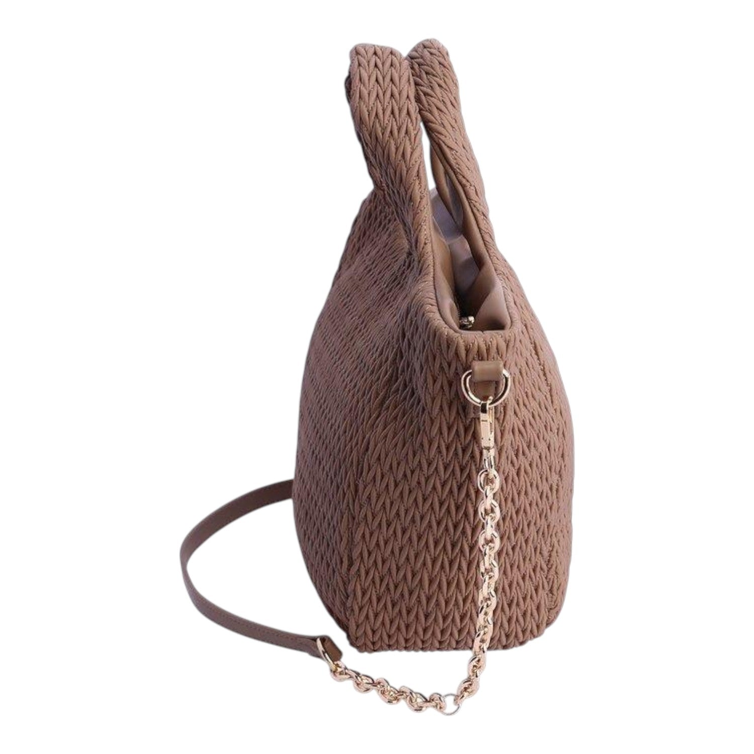 Bolso de mano Amichi Luxe Marrón - KimondoShop