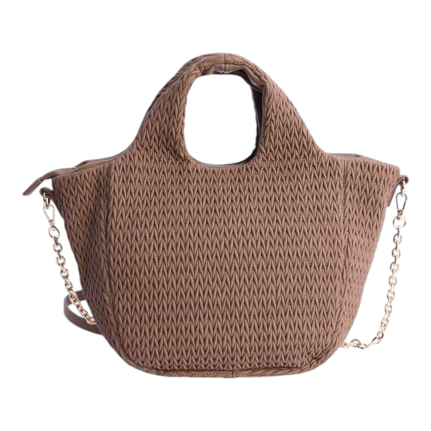 Bolso de mano Amichi Luxe Marrón - KimondoShop