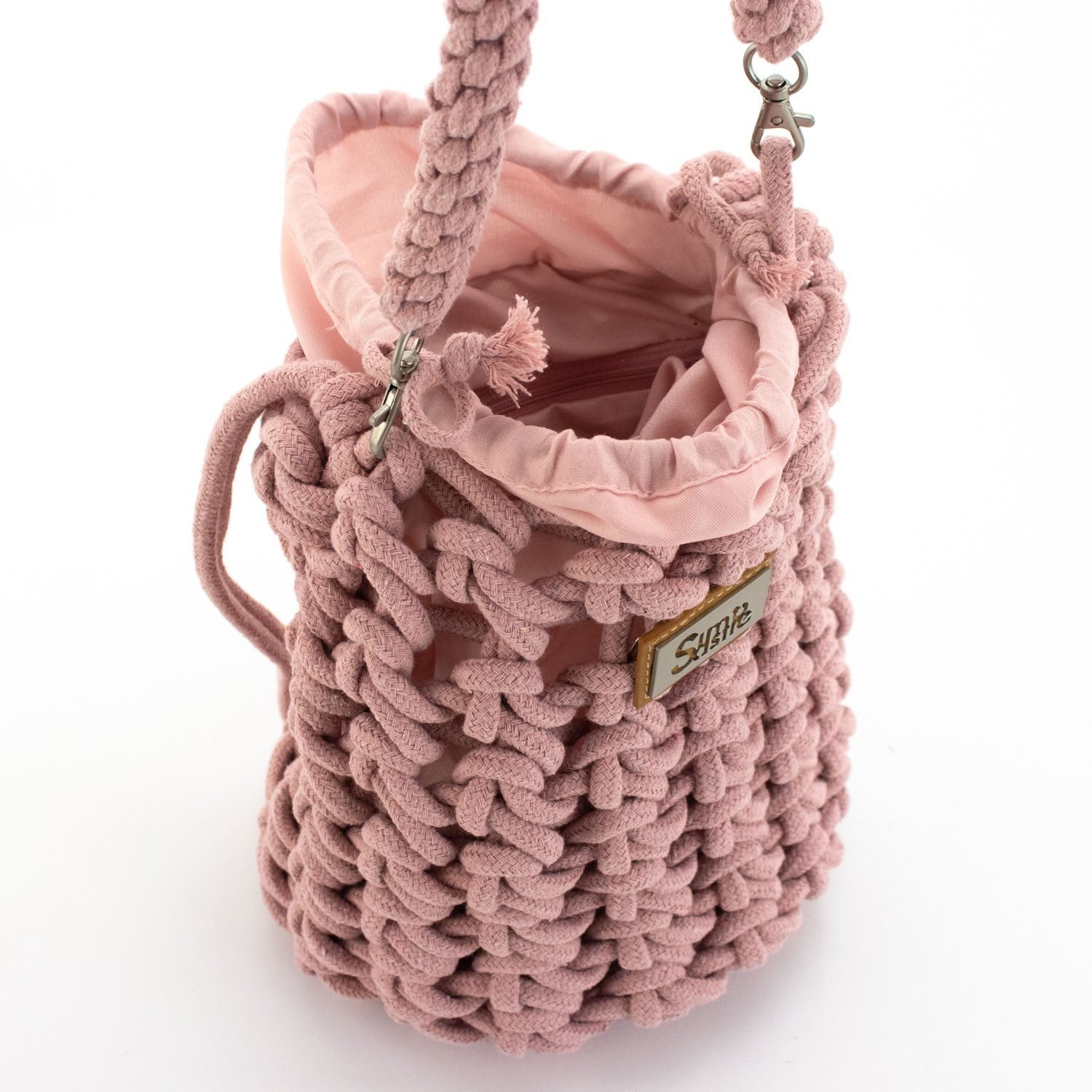 Bolso de mano bucket en cuerda trenzada Simosastre Celine - KimondoShop