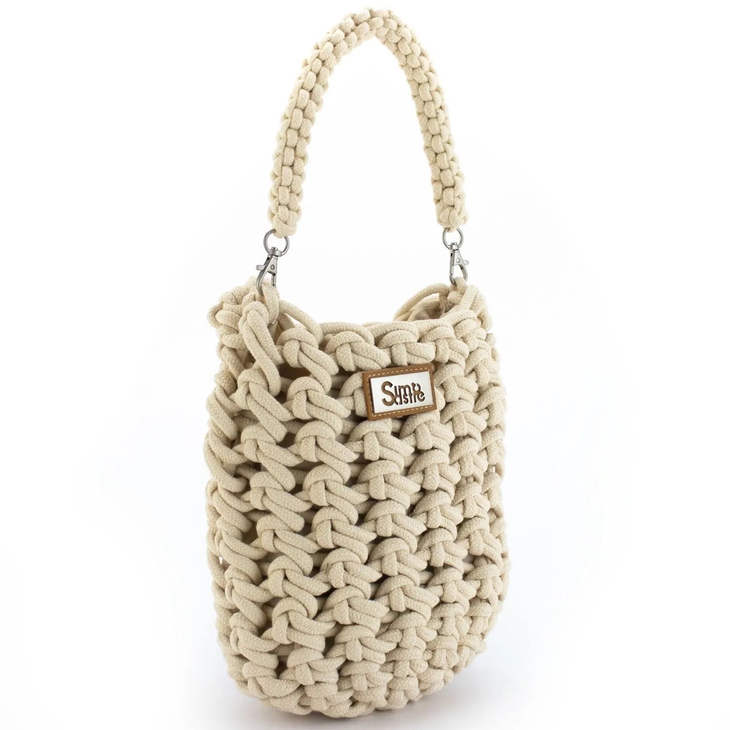 Bolso de mano bucket en cuerda trenzada Simosastre Celine - KimondoShop