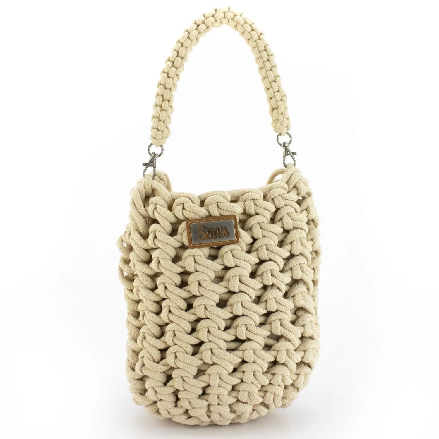 Bolso de mano bucket en cuerda trenzada Simosastre Celine - KimondoShop