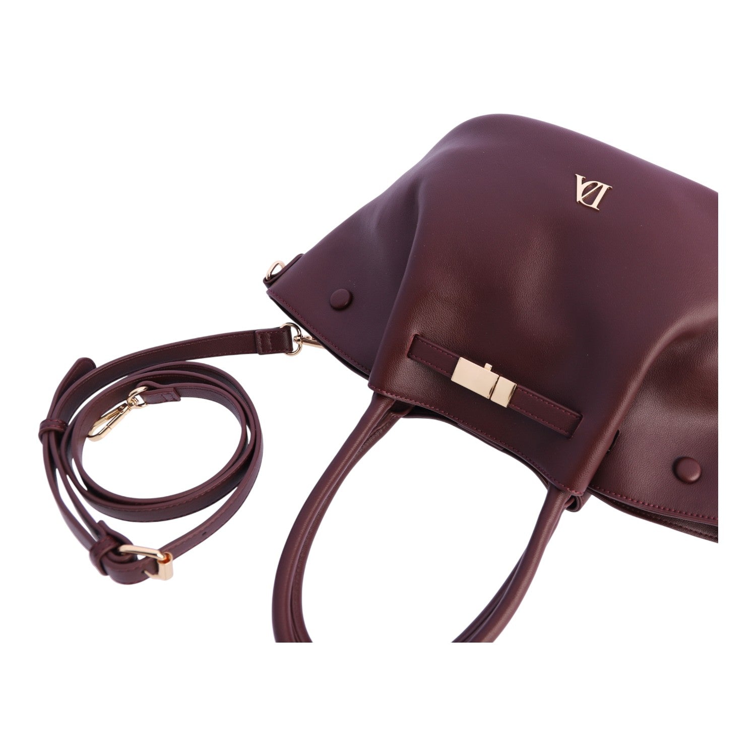 Bolso de mano Don Algodon Horizonte Burdeos - KimondoShop