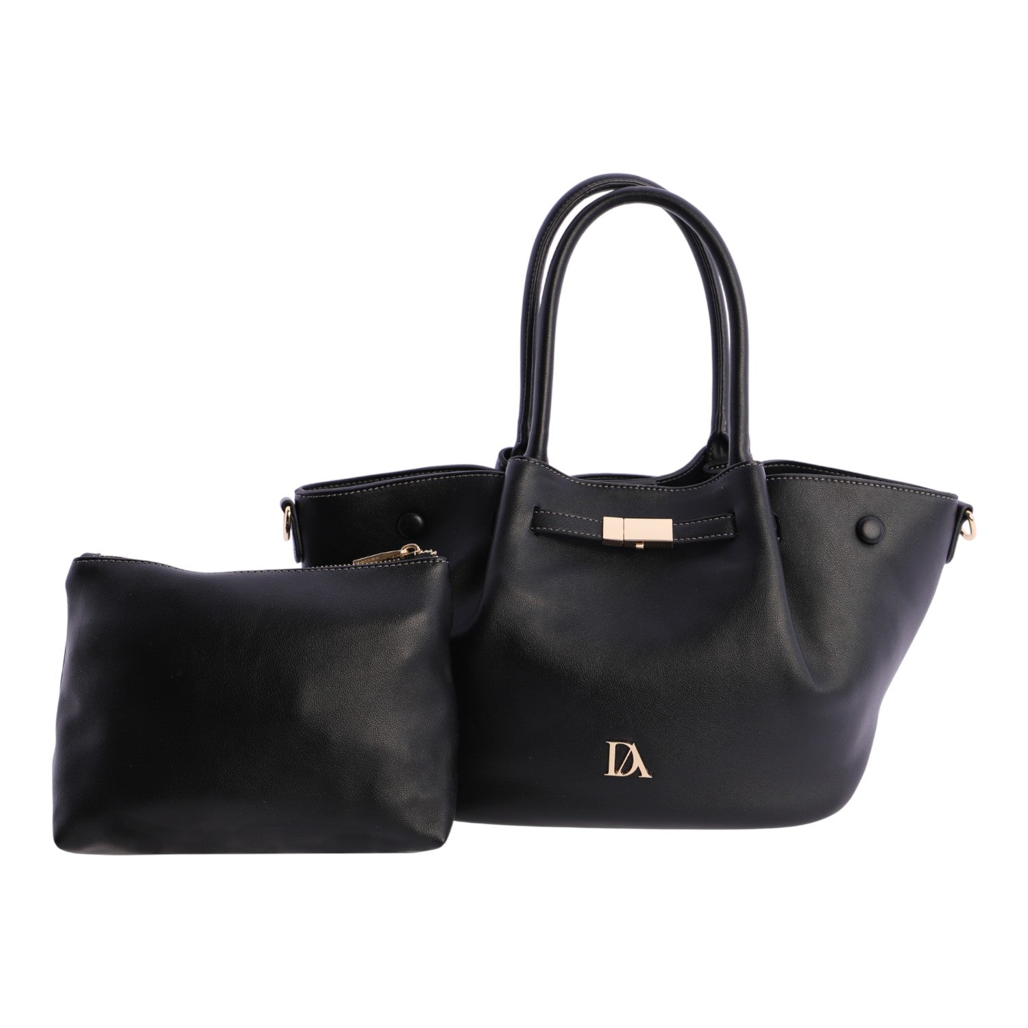 Bolso de mano Don Algodon Horizonte Negro - KimondoShop