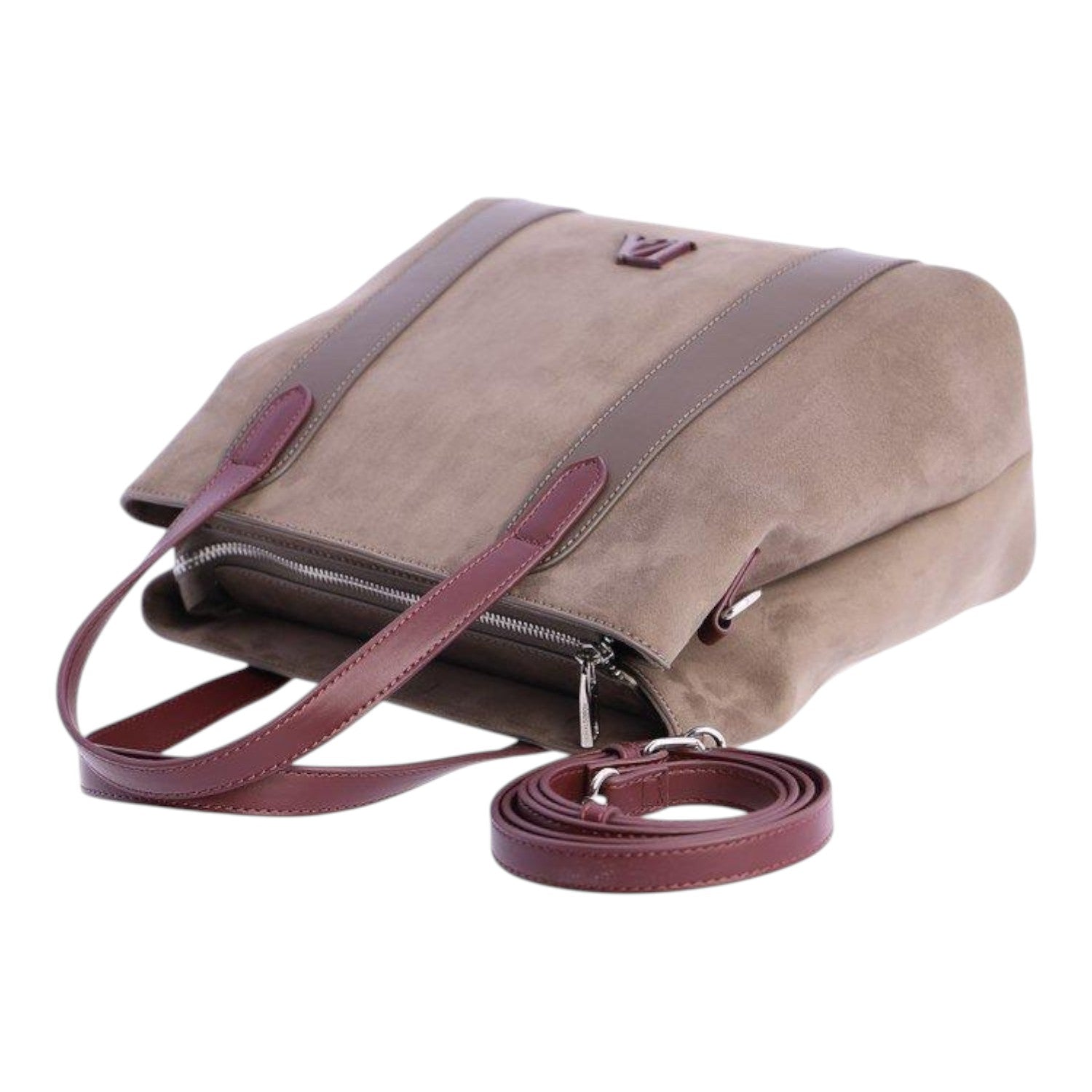 Bolso de mano Don Algodon Iconic Touch Gris - KimondoShop