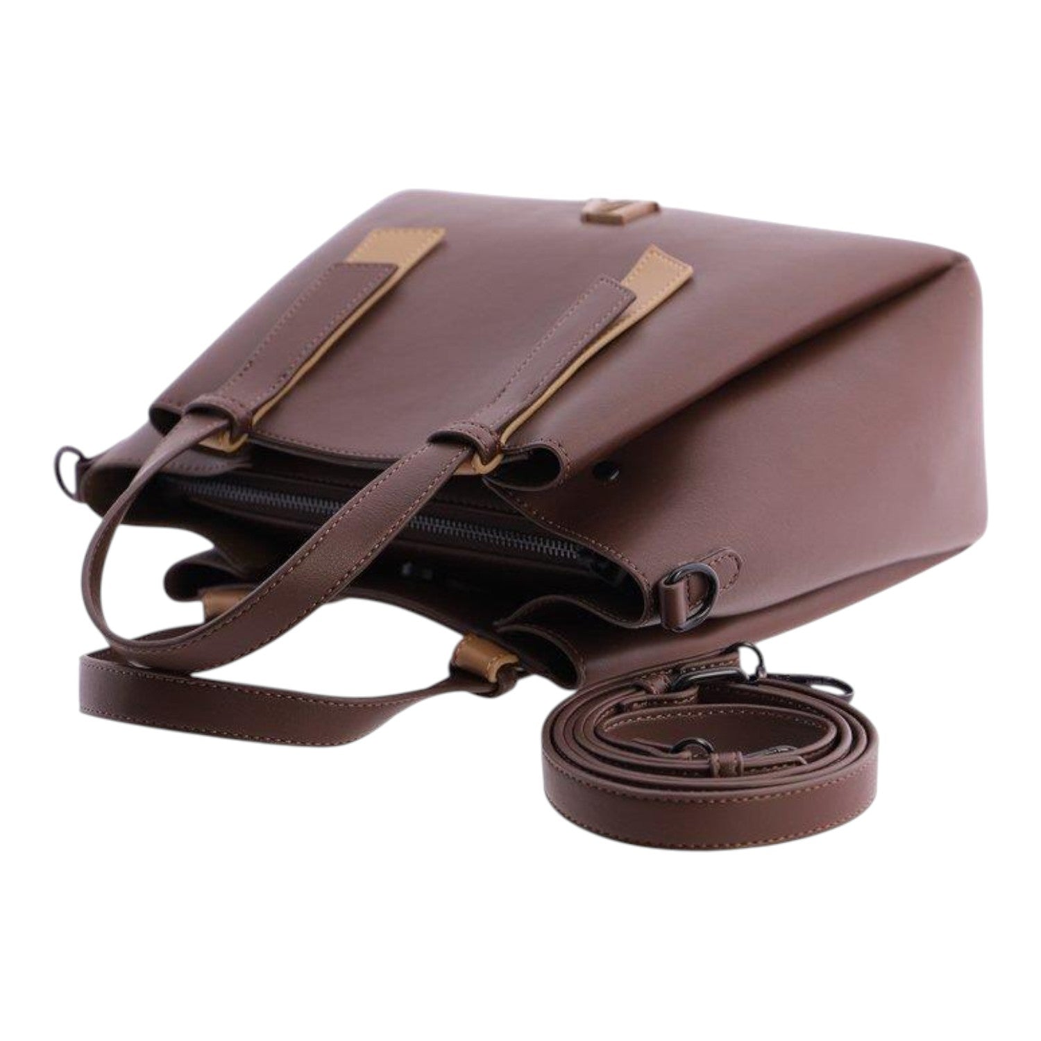 Bolso de mano Don Algodon Noir Éternel Marrón - KimondoShop