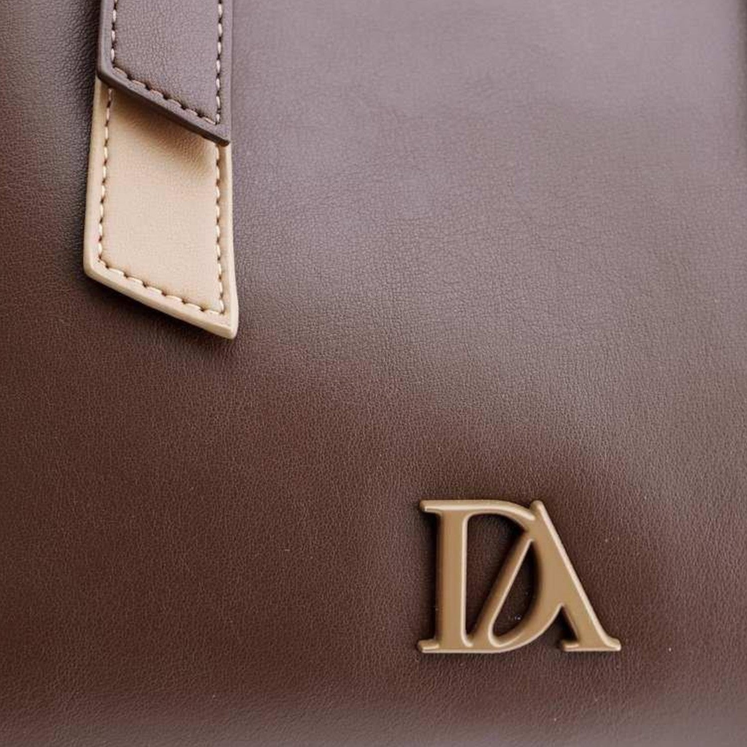 Bolso de mano Don Algodon Noir Éternel Marrón - KimondoShop