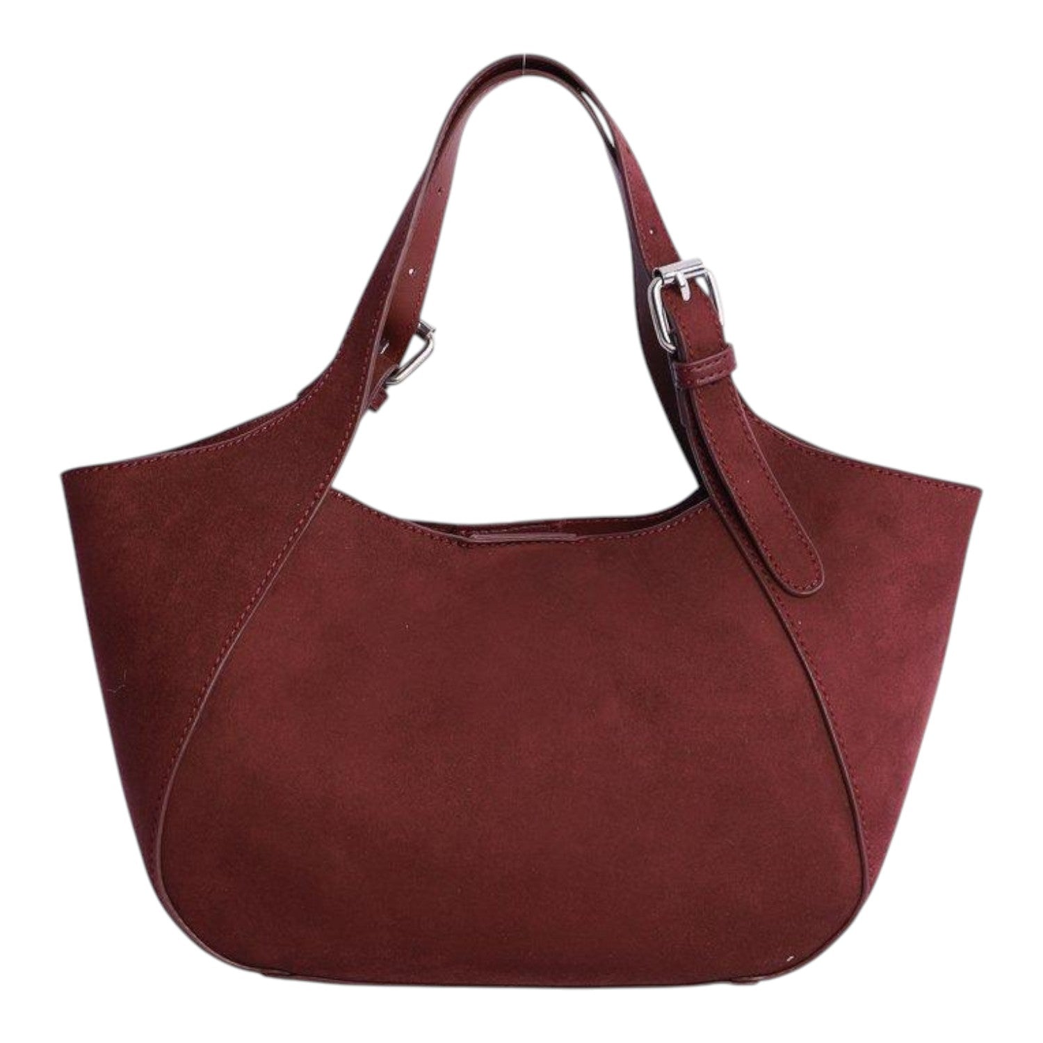 Bolso de mano Don Algodon Urbana Chic Burdeos - KimondoShop