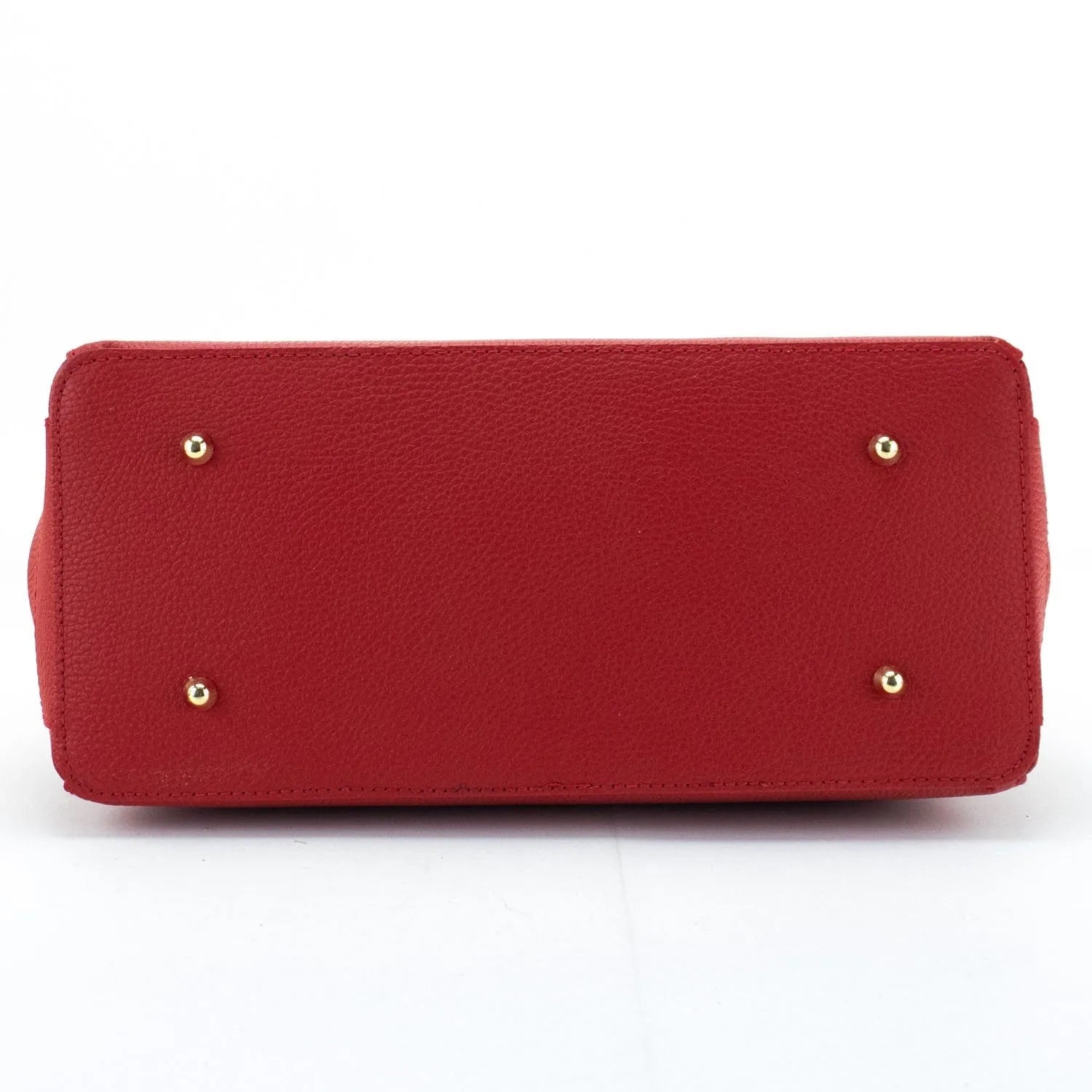 Bolso de mano en Piel Pregato Classic Rojo - KimondoShop