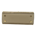 Bolso de mano en piel Pregato Nuit Ante Taupe - KimondoShop