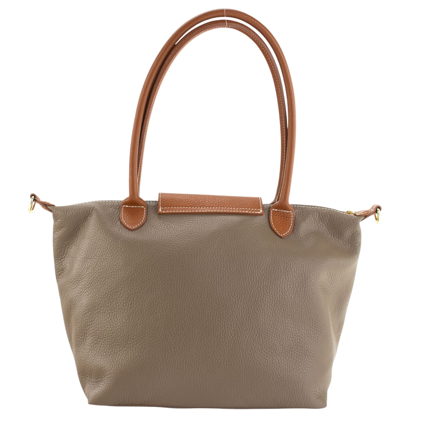 Bolso de Piel Pregato Allure Taupe - KimondoShop