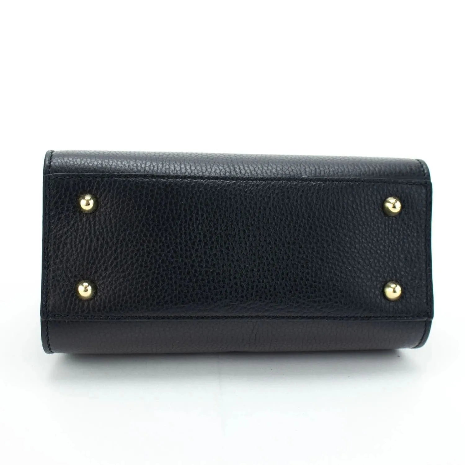 Bolso de Piel Pregato Delta Negro - KimondoShop