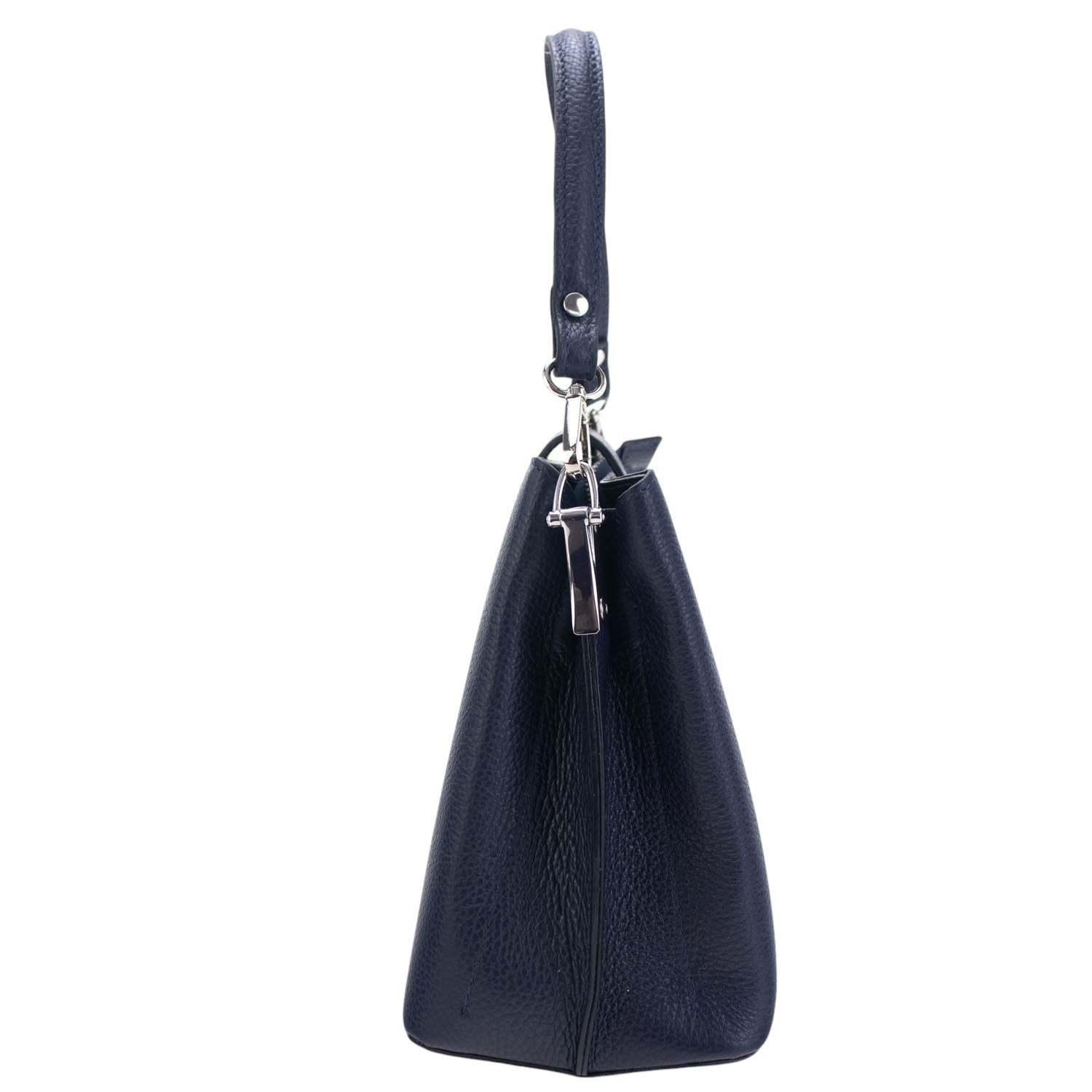 Bolso de Piel Pregato Eterea Azul marino - KimondoShop