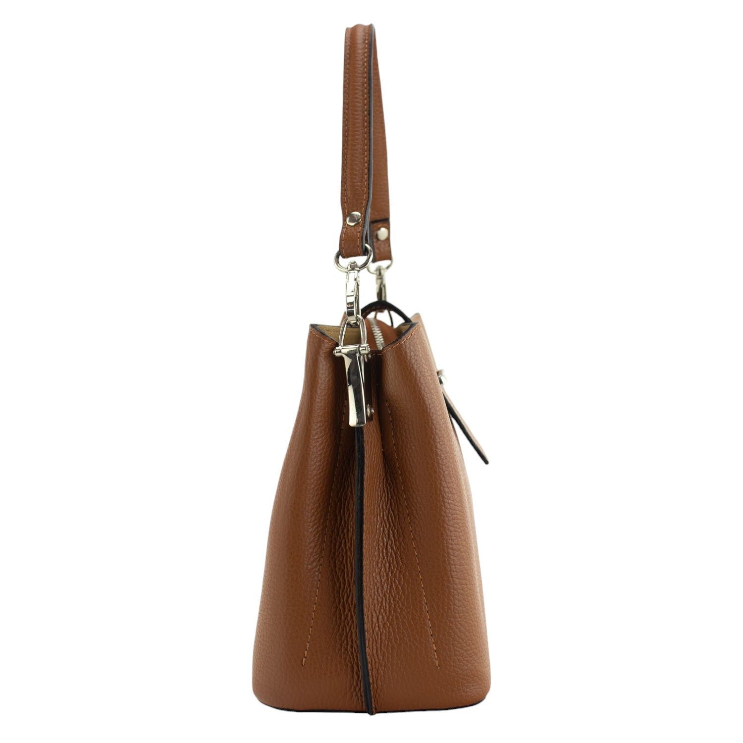 Bolso de Piel Pregato Eterea Camel - KimondoShop