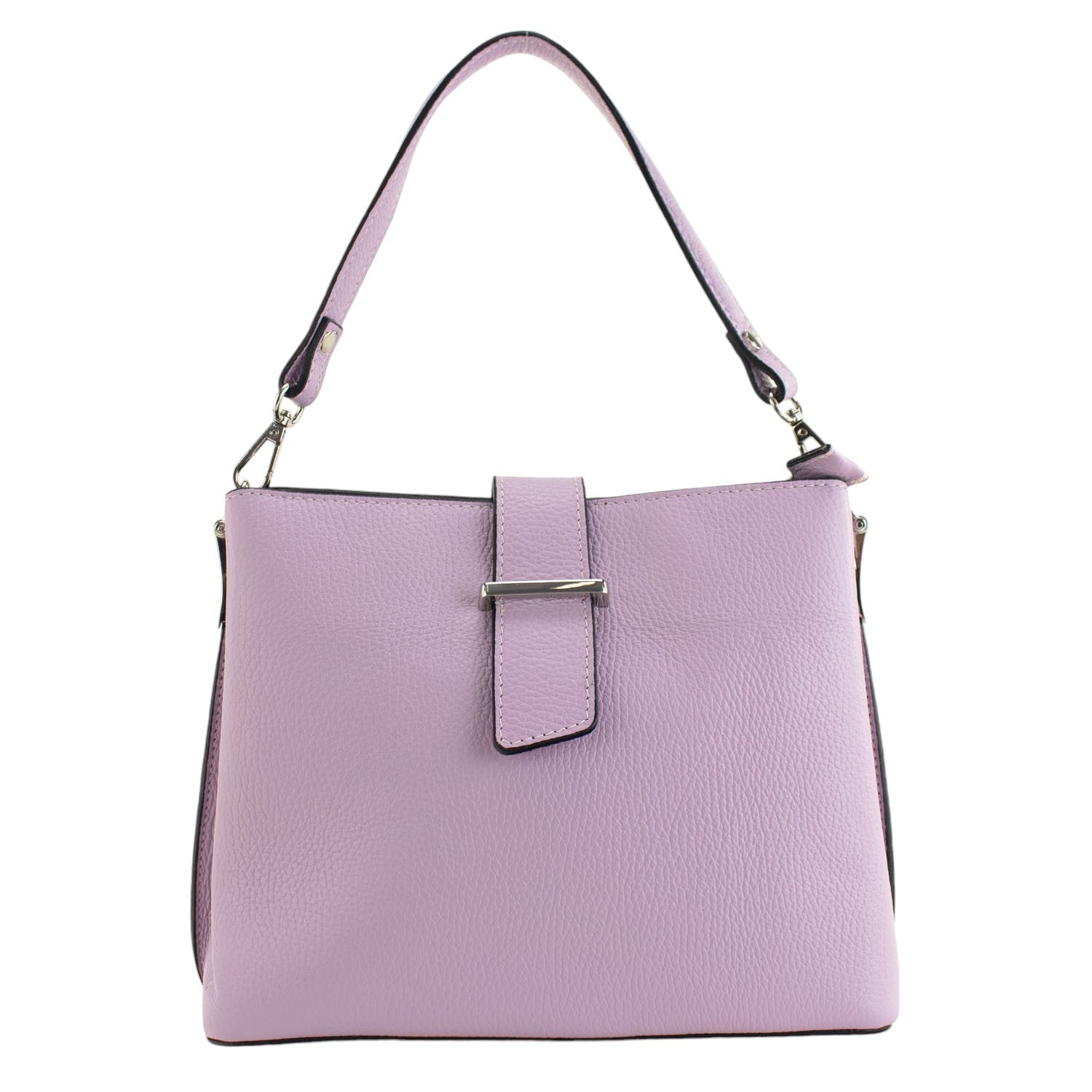 Bolso de Piel Pregato Eterea Malva - KimondoShop