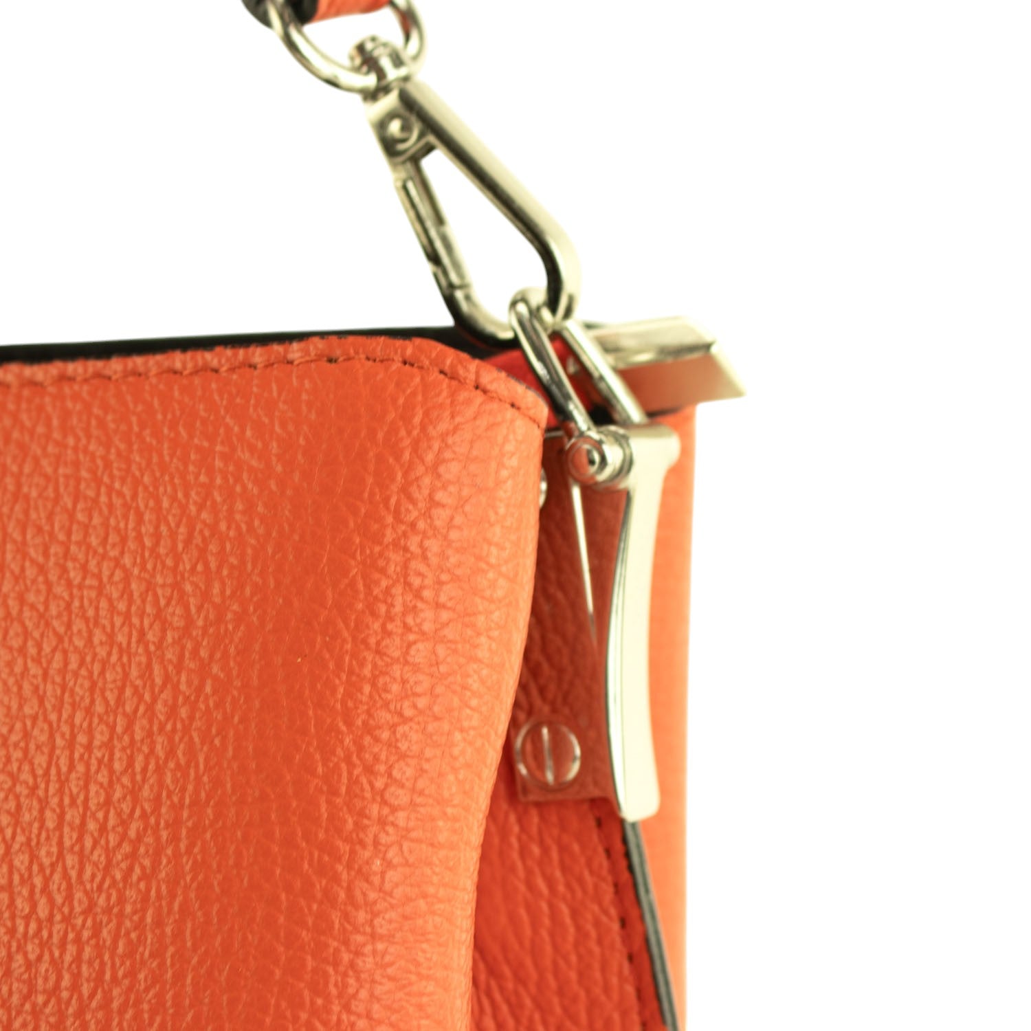 Bolso de Piel Pregato Eterea Naranja oscuro - KimondoShop