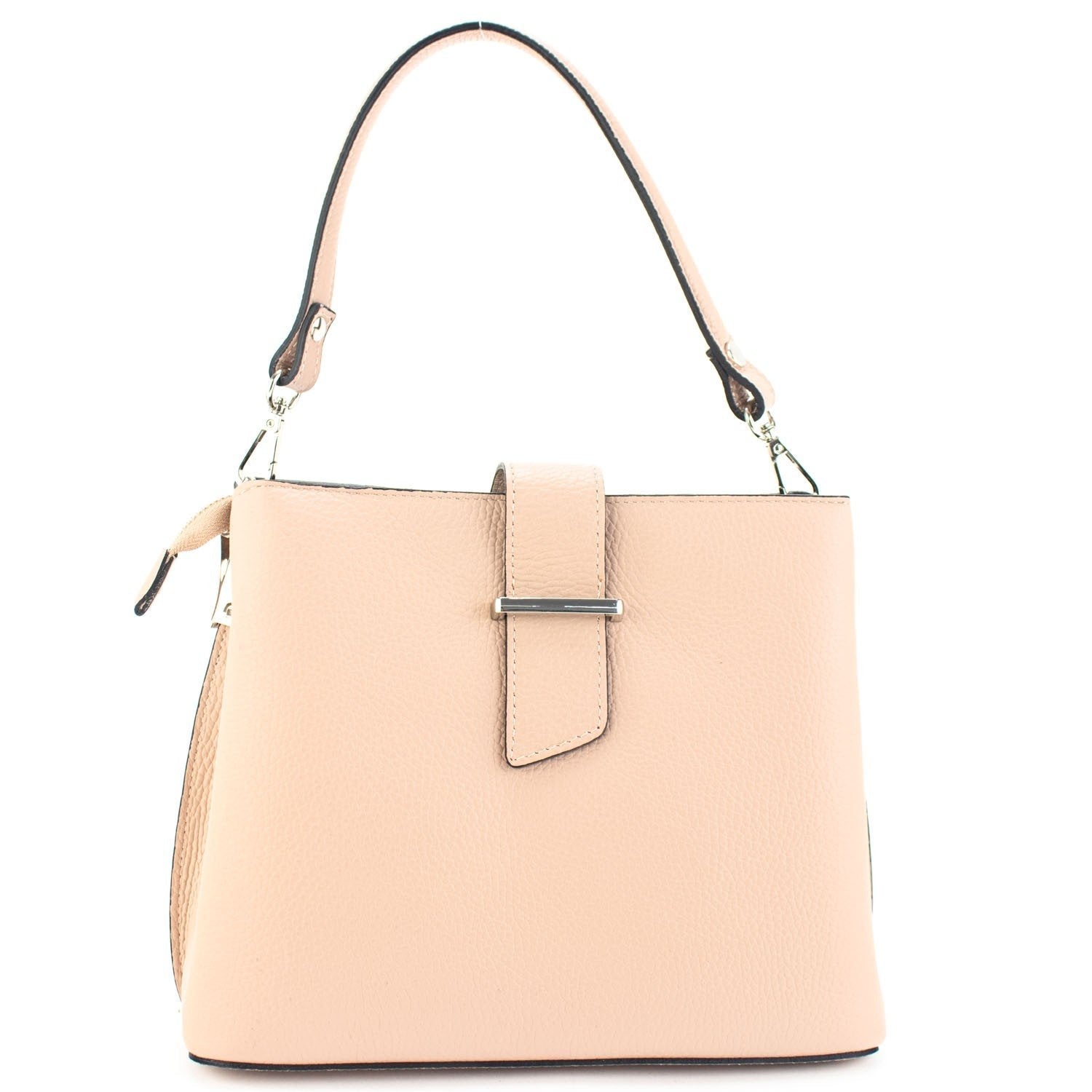 Bolso de Piel Pregato Eterea Nude - KimondoShop