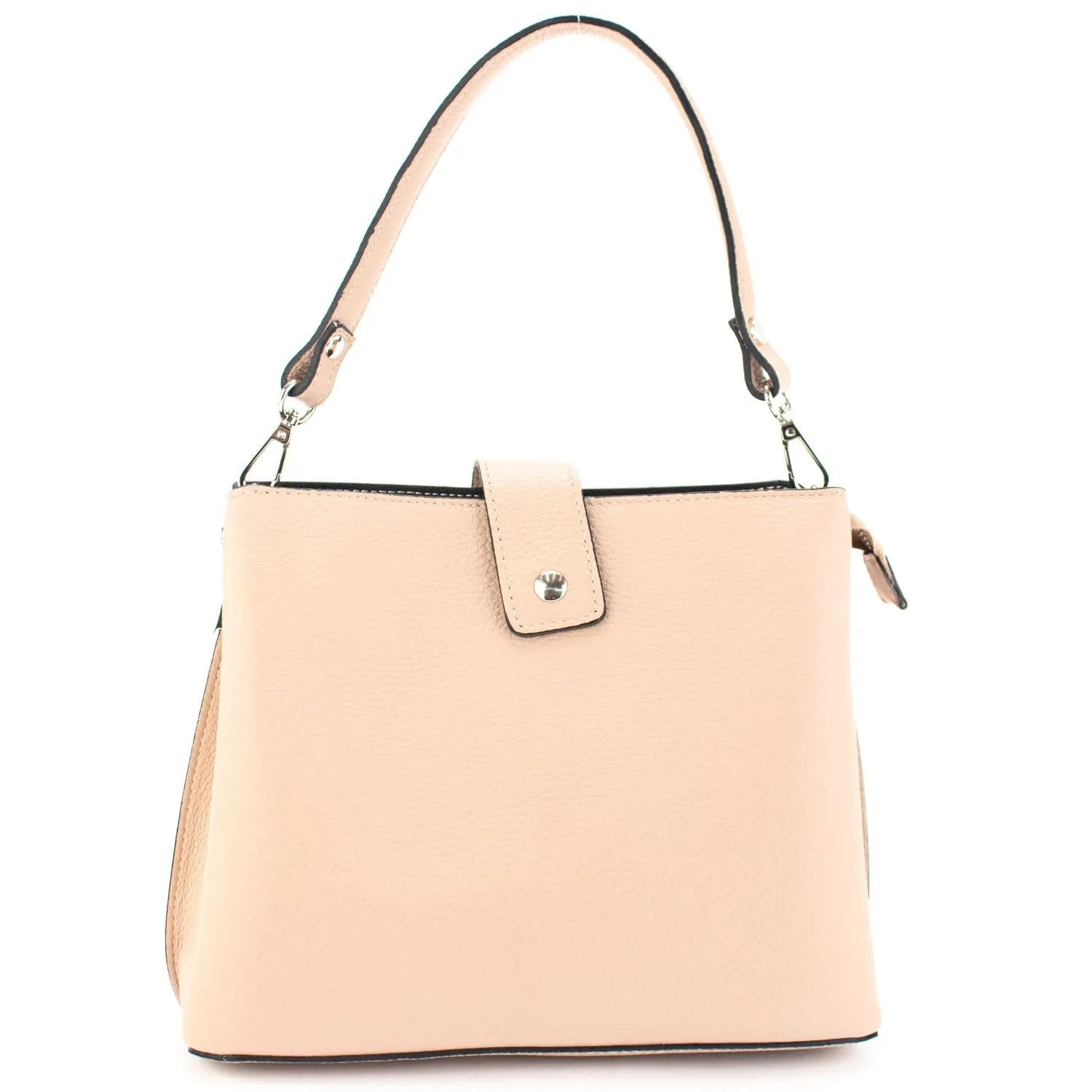 Bolso de Piel Pregato Eterea Nude - KimondoShop