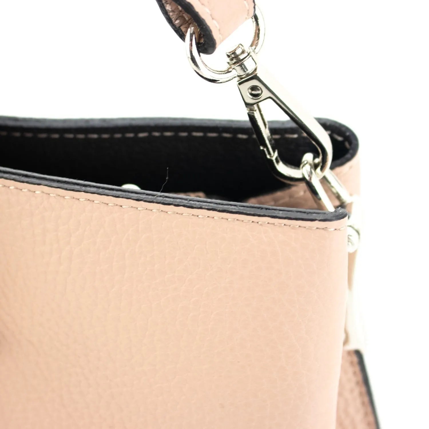 Bolso de Piel Pregato Eterea Nude - KimondoShop