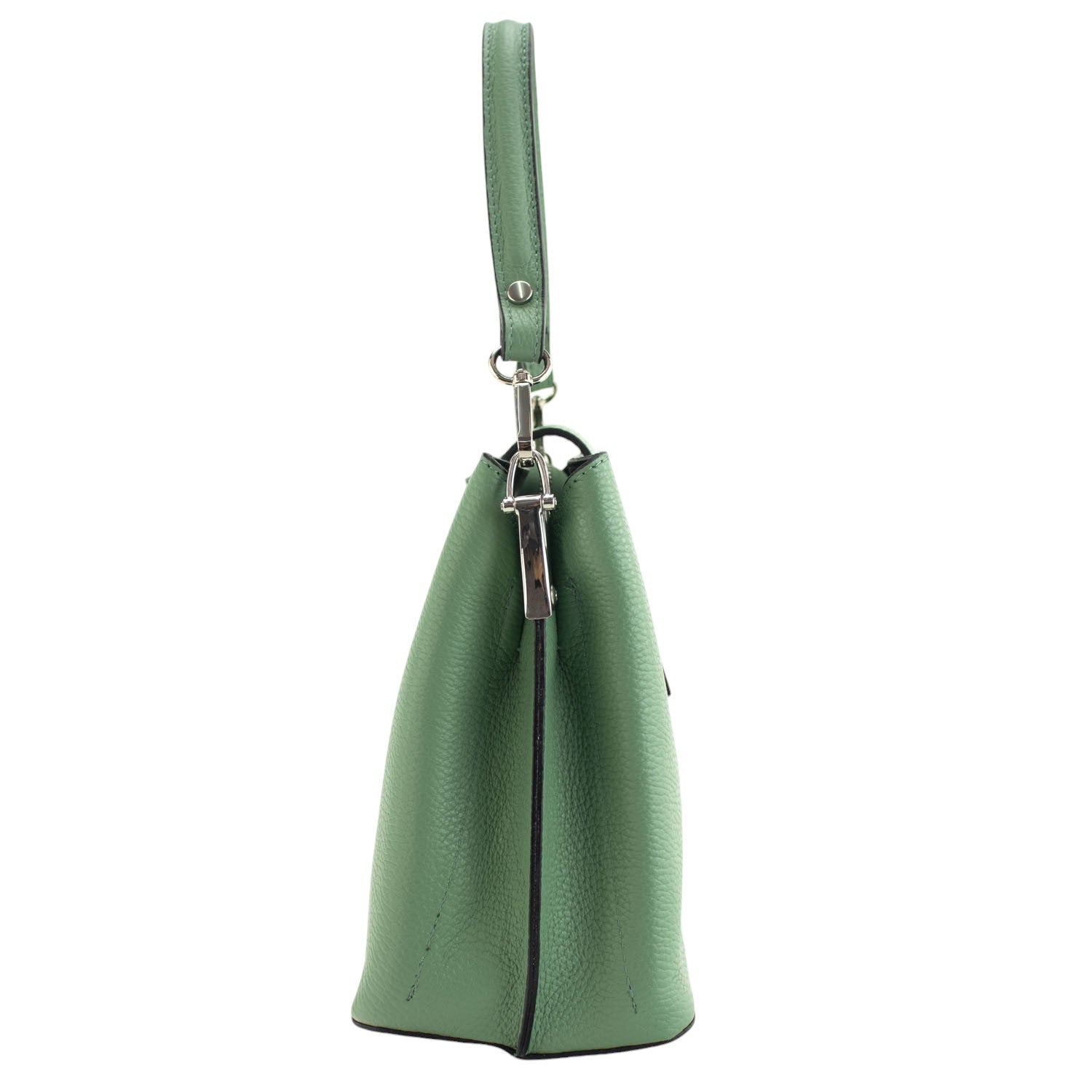 Bolso de Piel Pregato Eterea Verde aguamarina - KimondoShop