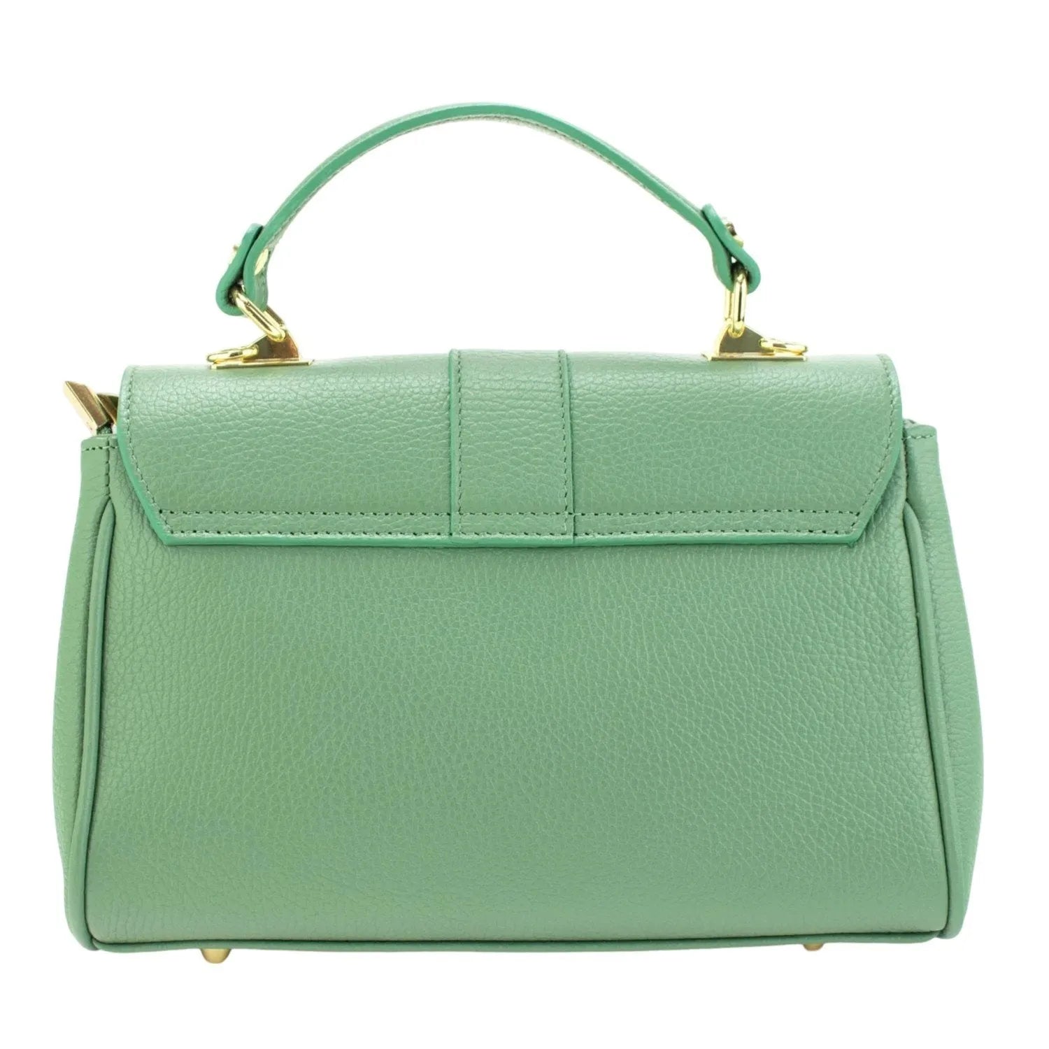 Bolso de Piel Pregato Idillio Verde Aguamarina - KimondoShop