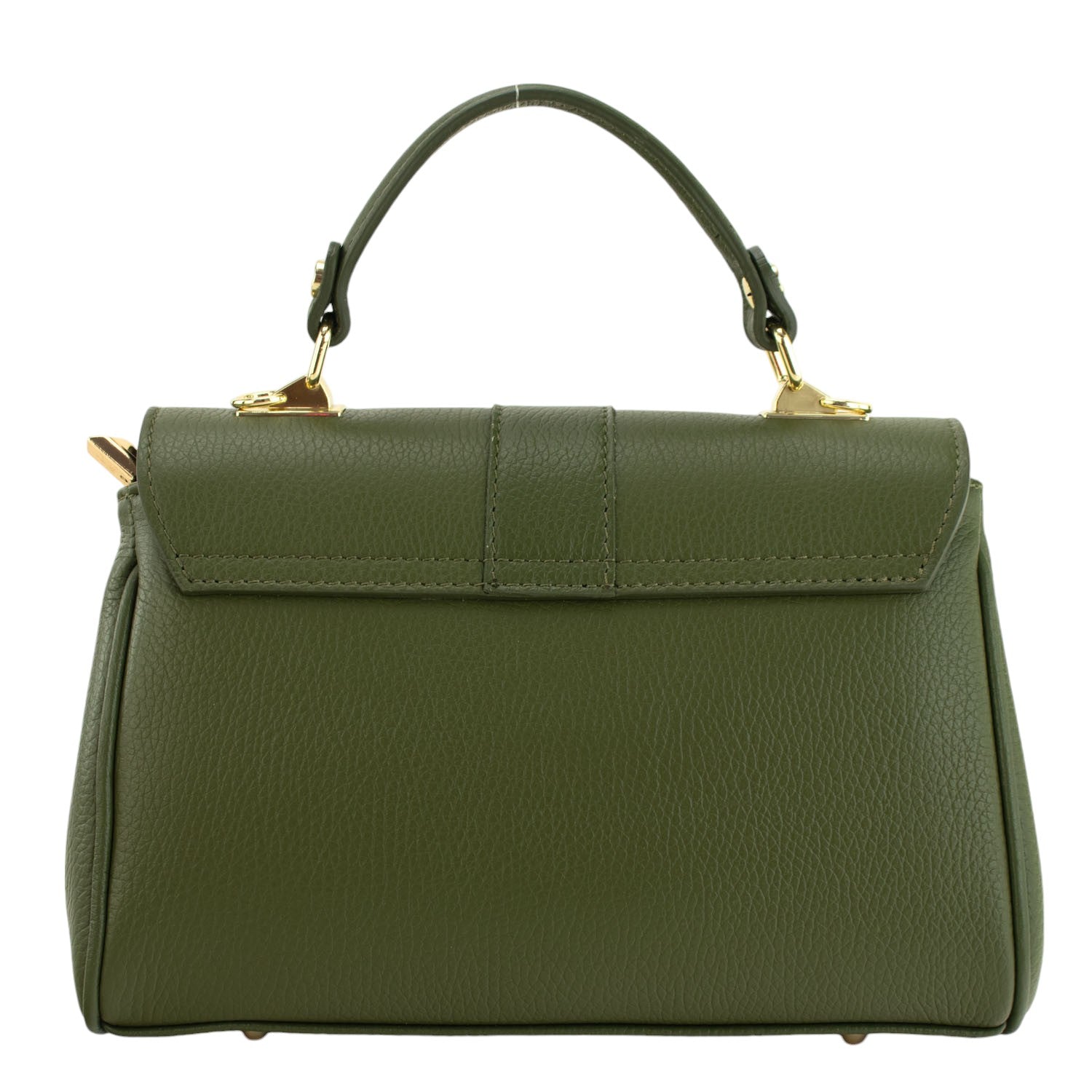 Bolso de Piel Pregato Idillio Verde oliva - KimondoShop