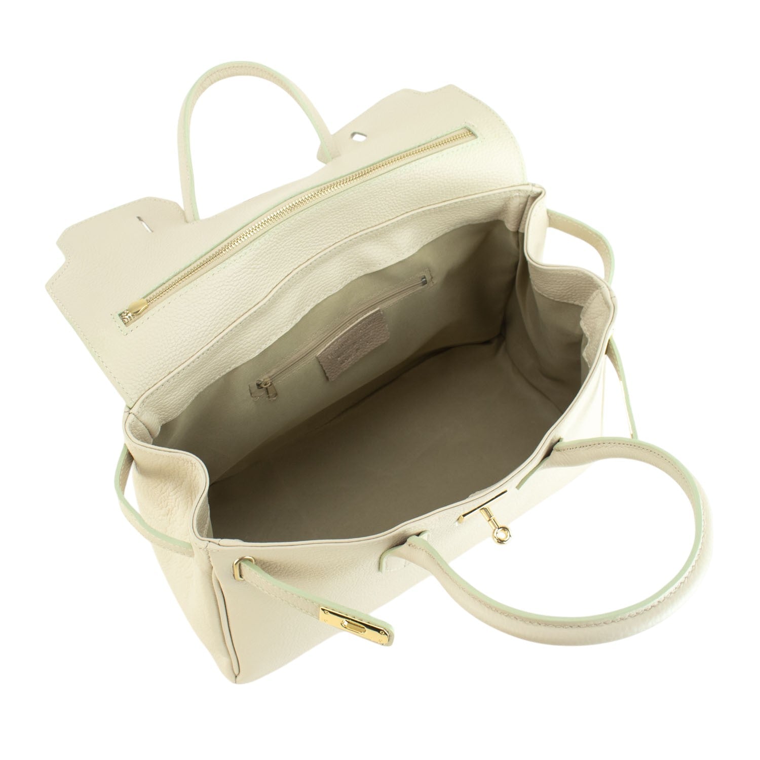 Bolso de Piel Pregato Juliette Beige - KimondoShop