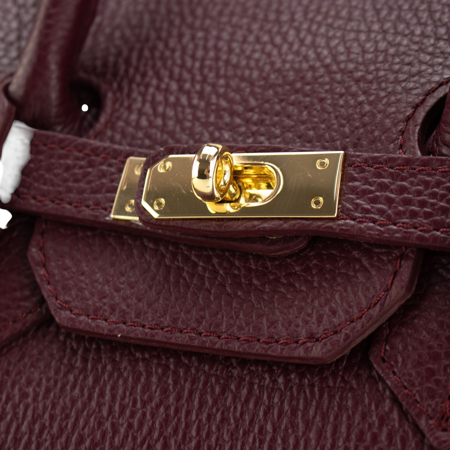 Bolso de Piel Pregato Juliette Burdeos - KimondoShop