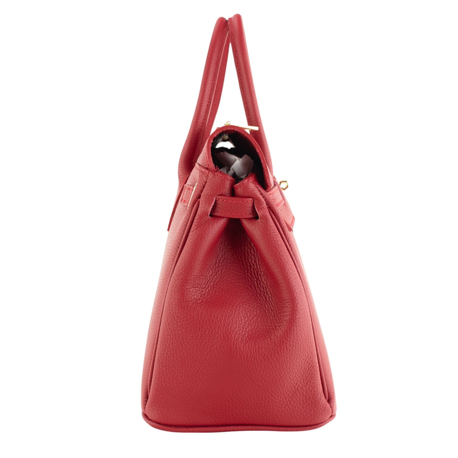 Bolso de Piel Pregato Juliette Rojo - KimondoShop